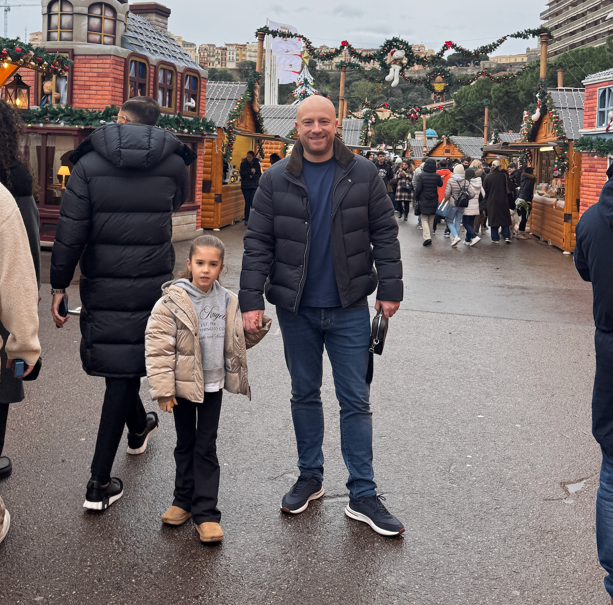 JP Klein met dochter in Monaco